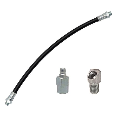 Locknlube GFRK-12-1/8-45 - Grease Fitting Kit,2 fittings,Standard