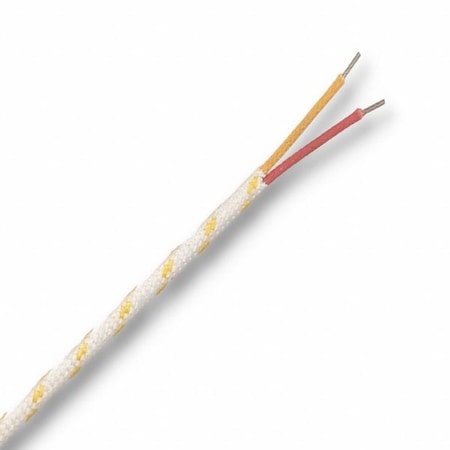 Dayton 806XV2 - Thermocouple Wire,Type K,20 AWG,White,100ft