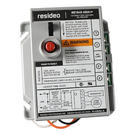 Honeywell Home R8184G4066 - TRADELINE 120 V 60 HZ S-SWITCH 15 SEC