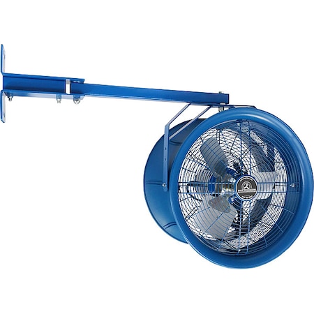 Patterson H18B-TC - Dock Fan, Wall Mount, 18 in Blade Dia, 208 to 230/460 V, 3,800 cfm, Non-Oscillating