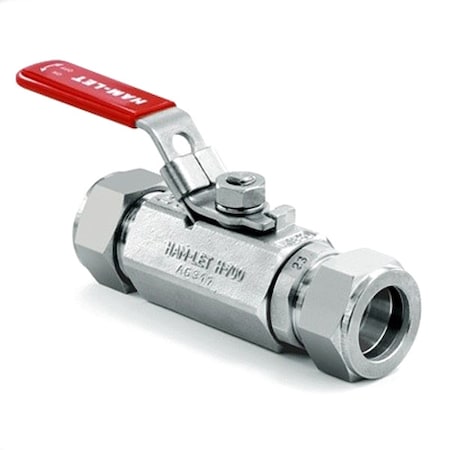 Ham-Let H-700-SS-L-6MM-T-LD - Manual 2-Way Ball Valve,Let-Lok,SS