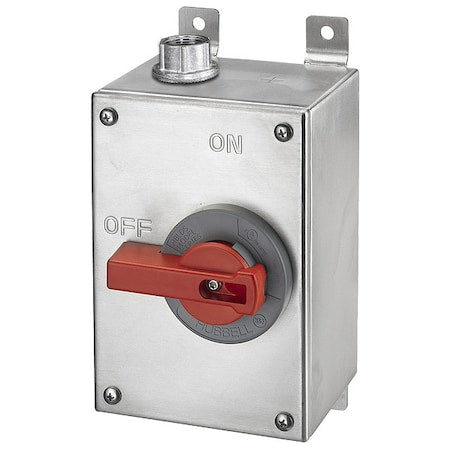 Hubbell Wiring Device-Kellems HBLDS3SSVFD - Nonfusible, Motor Disconnect Switch, Heavy Duty, 600 V, 3 PST