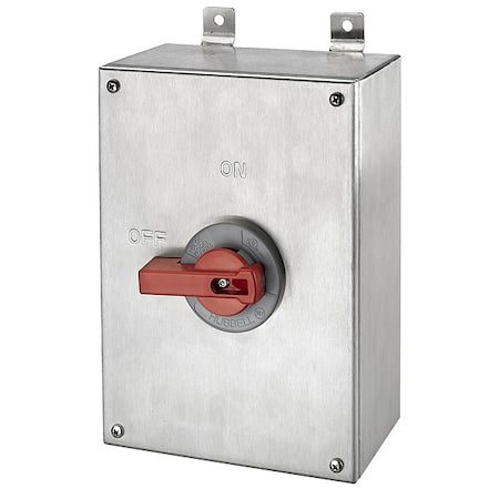 Hubbell Wiring Device-Kellems HBLDS10SSAC - Nonfusible, Motor Disconnect Switch, Heavy Duty, 600 V, 3 PST