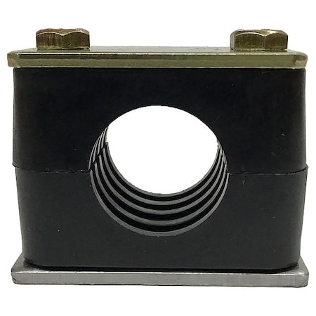Zsi S4017S-BLKGRG - Vibration-Damping Pipe Clamp,1 7/8" H
