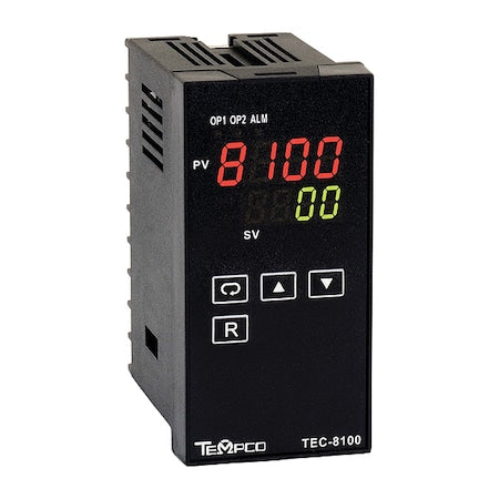 Tempco TEC34016 - Temp Ctrl,90-250 VAC,1/8 Din,(1)SSR-5 VDC
