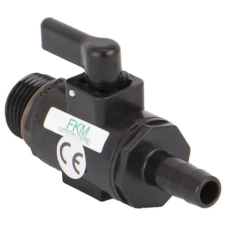 Banjo LVHB038050MTV - Manual 2-Way Ball Valve,NPT,Polypro