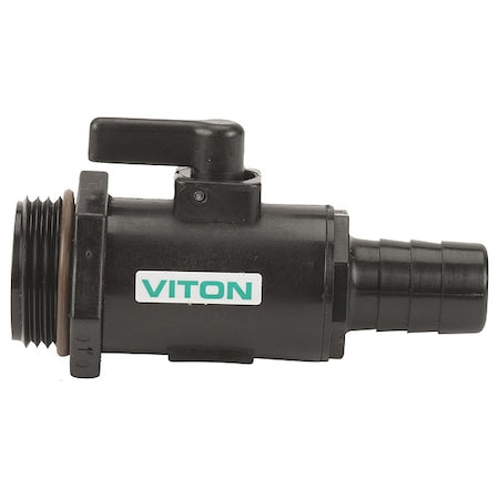 Banjo LVHB075100MTV - Manual 2-Way Ball Valve,NPT,Polypro