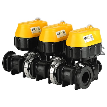Banjo MEVX103A - Electric 2-Way Ball Valve,1",316 SS