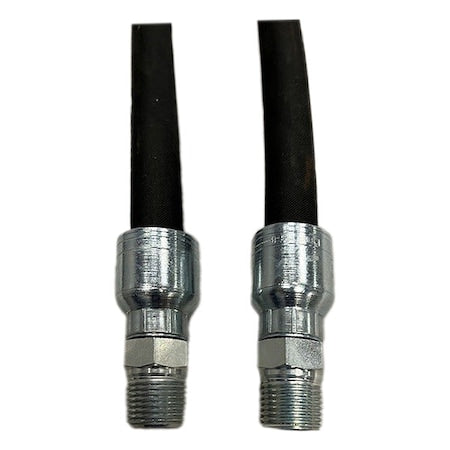 Aeroquip EC215-10-8MP-8MP-60" - Wire Braided Hydraulic Hose Assembly