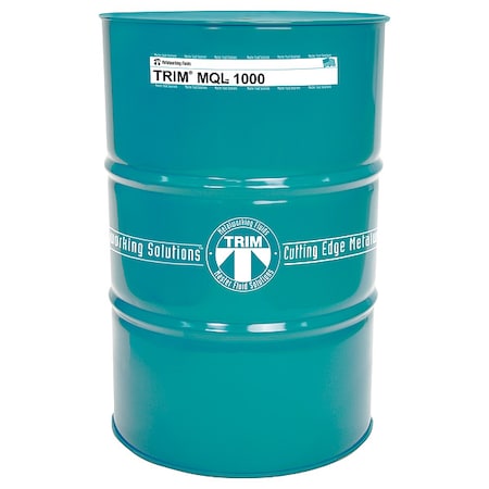 Trim MQL1000-54G - Cutting Fluid, MQL 1000, Straight Oil, 54 gal, Drum, Gold