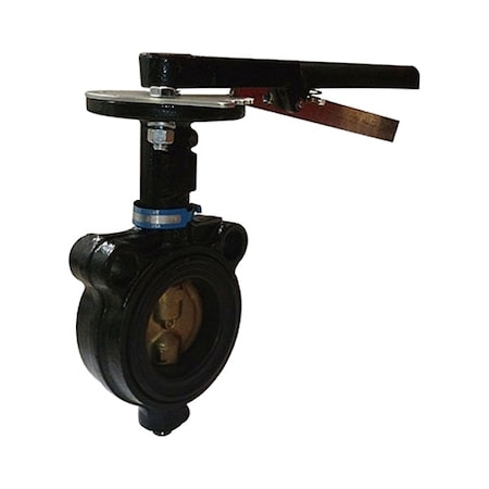 Milwaukee Valve MW-233E 3 - Butterfly Valve,Wafer,Pipe Size 3 In