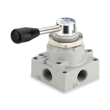 Aro M114LR - Manual Air Control Valve,4-Way,1/2in NPT