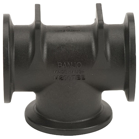 Banjo M200TEE - PP, Tee, 2 in Flange, Flange