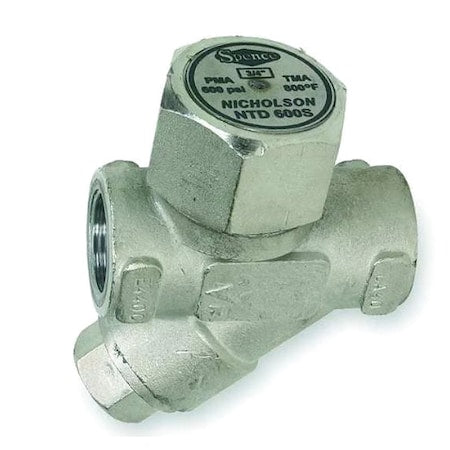 Crescent Nicholson NTD600-N1B9S - Steam Trap,800 F,Stainless Steel,600 psi