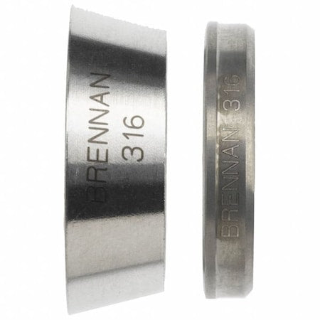 Brennan Industries N0319-S-03-SS - Ferrule Set, Stainless Steel, 3/16 in