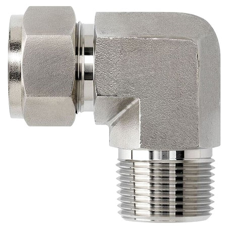 Brennan Industries N2501-10-08-SS - Elbow, SS, Comp. 5/8 in, MNPT 1/2 in