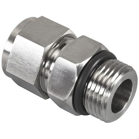Brennan Industries N6400-08-08-O-SS - Strt,Stainless Steel,Comp.1/2in,ORB