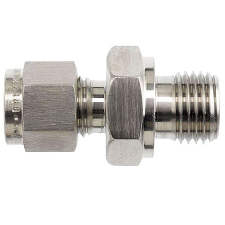 Brennan Industries N7002-04-04-SS - Strt, SS, Comp. 1/4 in, MBSPP 1/8 in