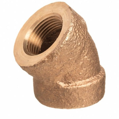 Usa Industrials ZUSA-PF-15510 - 45 Degrees Elbow Brass Brass Class 250 Pipe Fittings, 1 in Female NPT X 1 in Female NPT