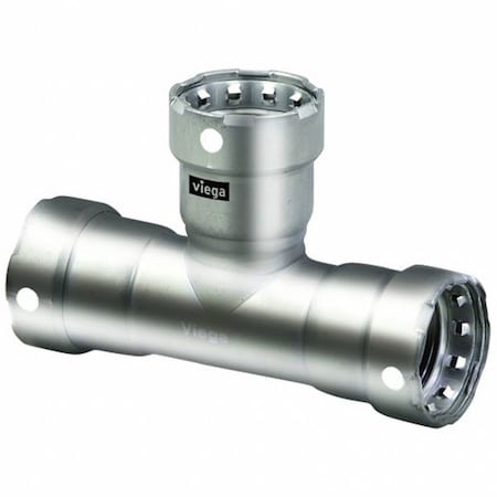 Viega 91630 - Tee, SS, Press-fit 1", 1", 1/2"