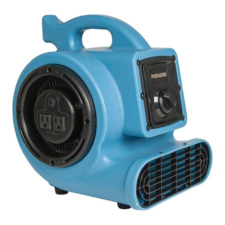 Puraero PA-200-AM - Centrifugal Blower,Blue,Plastic,11in H
