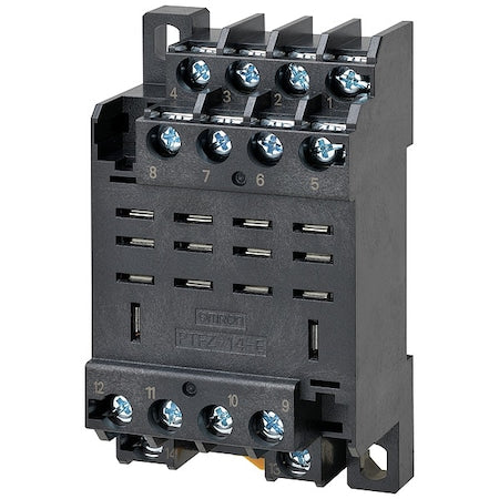 Omron PTFZ-14-E - Relay Socket, Square, 14 Pins, 15 A