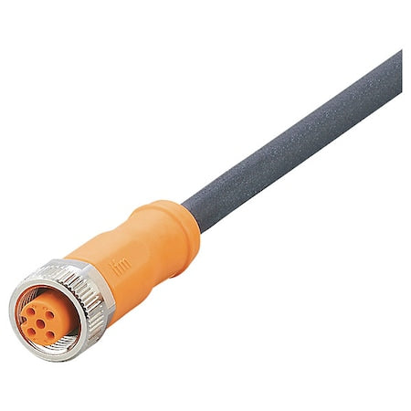 Ifm EVC707 - Single-Ended Cordset,5 m L Cable