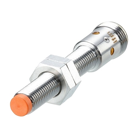Ifm IE5288 - Cylindrical, Inductive Proximity Sensor, 8 mm Dia., Brass, M12, 3 Wires, Unshielded