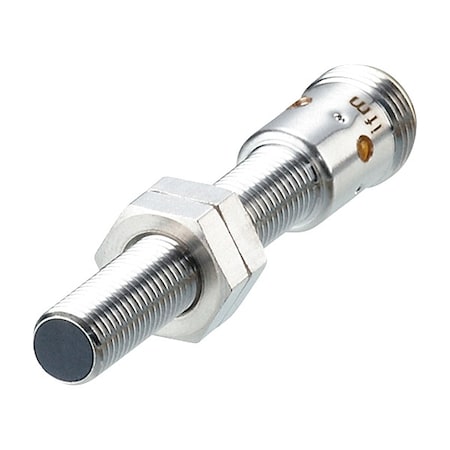 Ifm IE5312 - Cylindrical, Inductive Proximity Sensor, 8 mm Dia., Brass, M12, 3 Wires, Shielded
