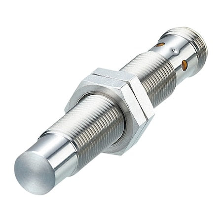 Ifm IFT246 - Cylindrical, Inductive Proximity Sensor, 12 mm Dia., Stainless Steel, M12, 3 Wires, Unshielded