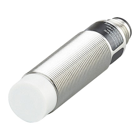 Ifm IG0345 - Cylindrical, Inductive Proximity Sensor, 18 mm Dia., Brass/PA/PBT, 1/2 in Connector, 2 Wires, Unshielded