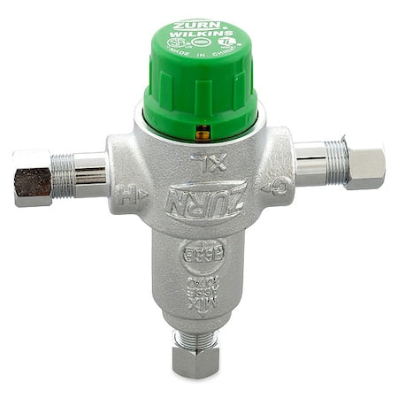 Zurn P6900-TMV-1-XL - Mixing Valve,3/8" Inlet Size,Brass Body