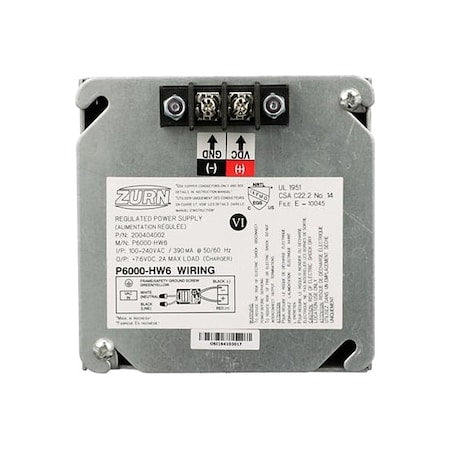 Zurn P6000-HW6 - DC Power Supply,Fits Brand Zurn