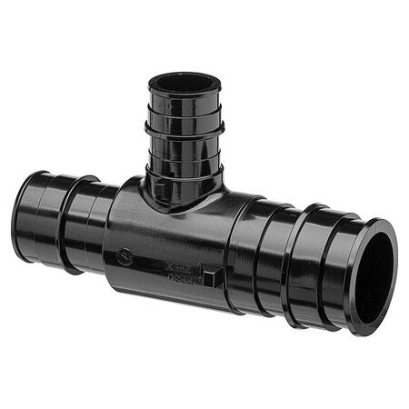 Zurn QEPT654X - Tee, Polymer, Barbed1 1/4in, 1in, 3/4in
