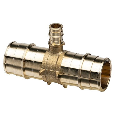 Zurn QET773GX - Tee,Brass,Barbed1 1/2in,1 1/2in,1/2in
