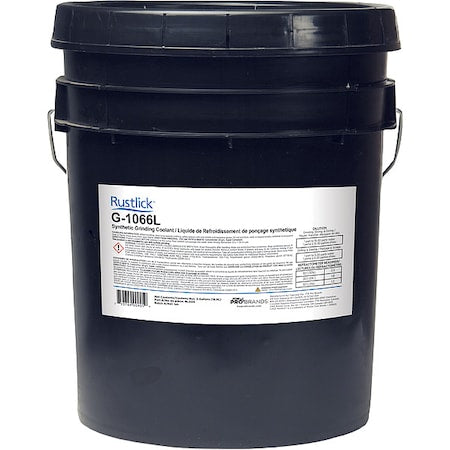 Rustlick RL009 - Grinding Fluid, G-1066 L, 5 gal, Pail, Orange, Yellow