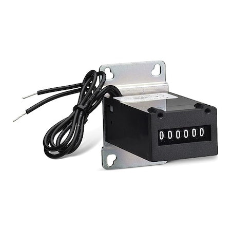 Trumeter R7-4916A - 115 VDC, FRT MNT, SET at 000000, NON-RESET