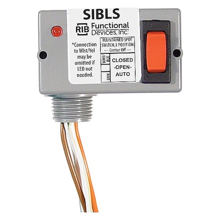 Functional Devices-Rib SIBLS - Prewired Rocker Switch LED,SPDT,5 A at 30 VDC