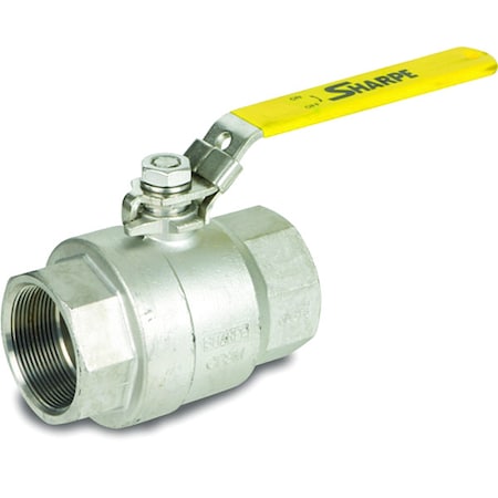 Sharpe 4353010120 - Manual 2-Way Ball Valve,NPT,316 SS