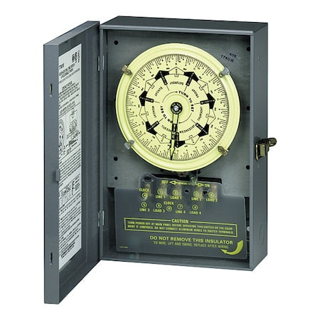 Intermatic T7401BC - Electromechanical Timer,7 day,SPST,Metal