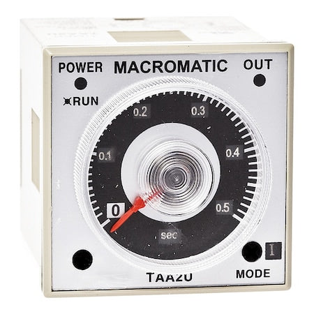 Macromatic TAA2U-G - Time Delay Relay, Octal, 6 Functions 100 to 240 V DC, 24 to 240 V AC, DPDT
