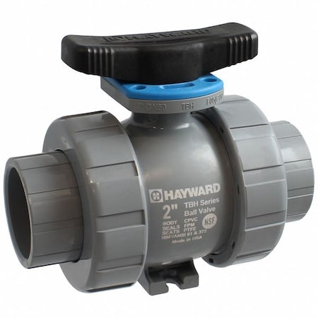 Hayward Flow Control TBH1400A0SV0Z00 - Manual 2-Way Ball Valve,True-Union,PVC