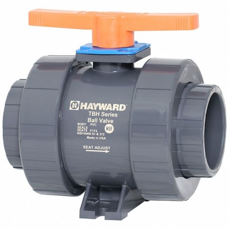 Hayward Flow Control TBH2300A0TE0000 - Manual 2-Way Ball Valve,True-Union,CPVC