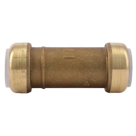 Sharkbite UIP3020 - Push-Fit Coupling Fitting, 1 in Tube Size, Brass, Brass