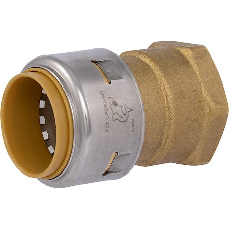 Sharkbite UR094 - Female Adapter,Brass,11-1/2 Thread Sz