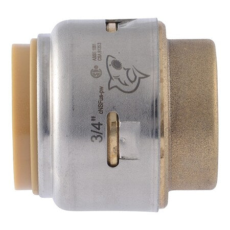 Sharkbite UR518 - Cap, Brass, Push-to-Connect 7/8 in