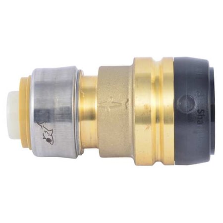 Sharkbite UXL013528 - Fitting, Straight, Brass, Push-Fit 11/4 in, Push-Fit 1 in
