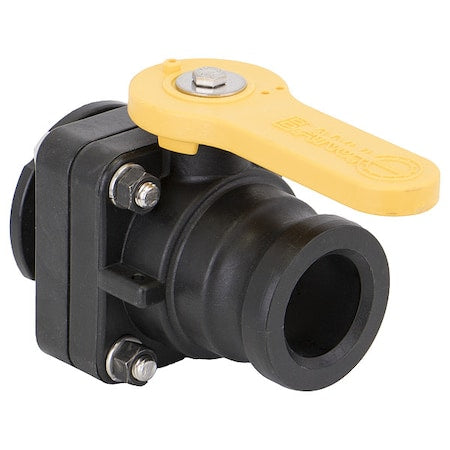 Banjo VSF200CF - Manual 2-Way Ball Valve,Flange,Polypro