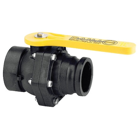 Banjo VSF300 - Manual 2-Way Ball Valve,NPT,Polypro