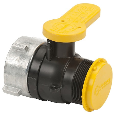 Banjo WSMT210FSAV - Manual 2-Way Ball Valve,Buttress,Polypro